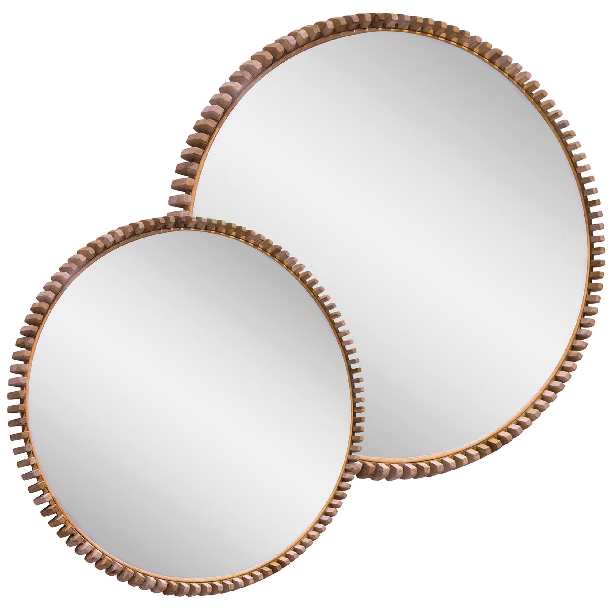 Lindi Round Mirror | Natural Uniqwa Collections