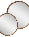 Lindi Round Mirror | Natural Uniqwa Collections