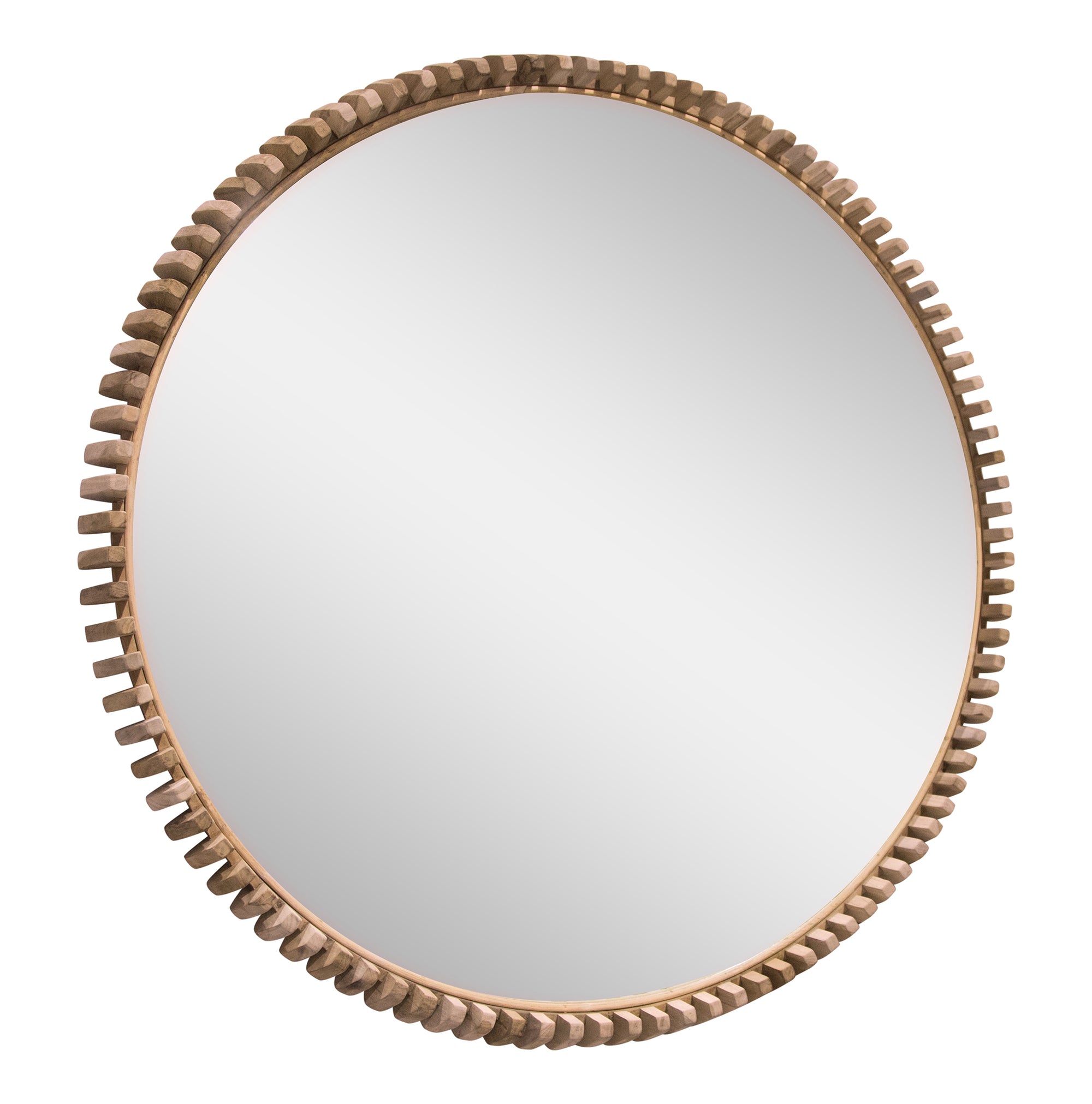 Lindi Round Mirror | Natural Uniqwa Collections