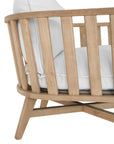 Skukuza Occasional Chair | White Corduroy Uniqwa Collections