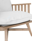 Skukuza Occasional Chair | White Corduroy Uniqwa Collections