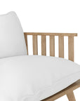 Skukuza Occasional Chair | White Corduroy Uniqwa Collections