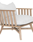 Skukuza Occasional Chair | White Corduroy Uniqwa Collections