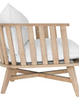 Skukuza Occasional Chair | White Corduroy Uniqwa Collections