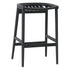 Tarkuli Teak Barstool Black Uniqwa Collections