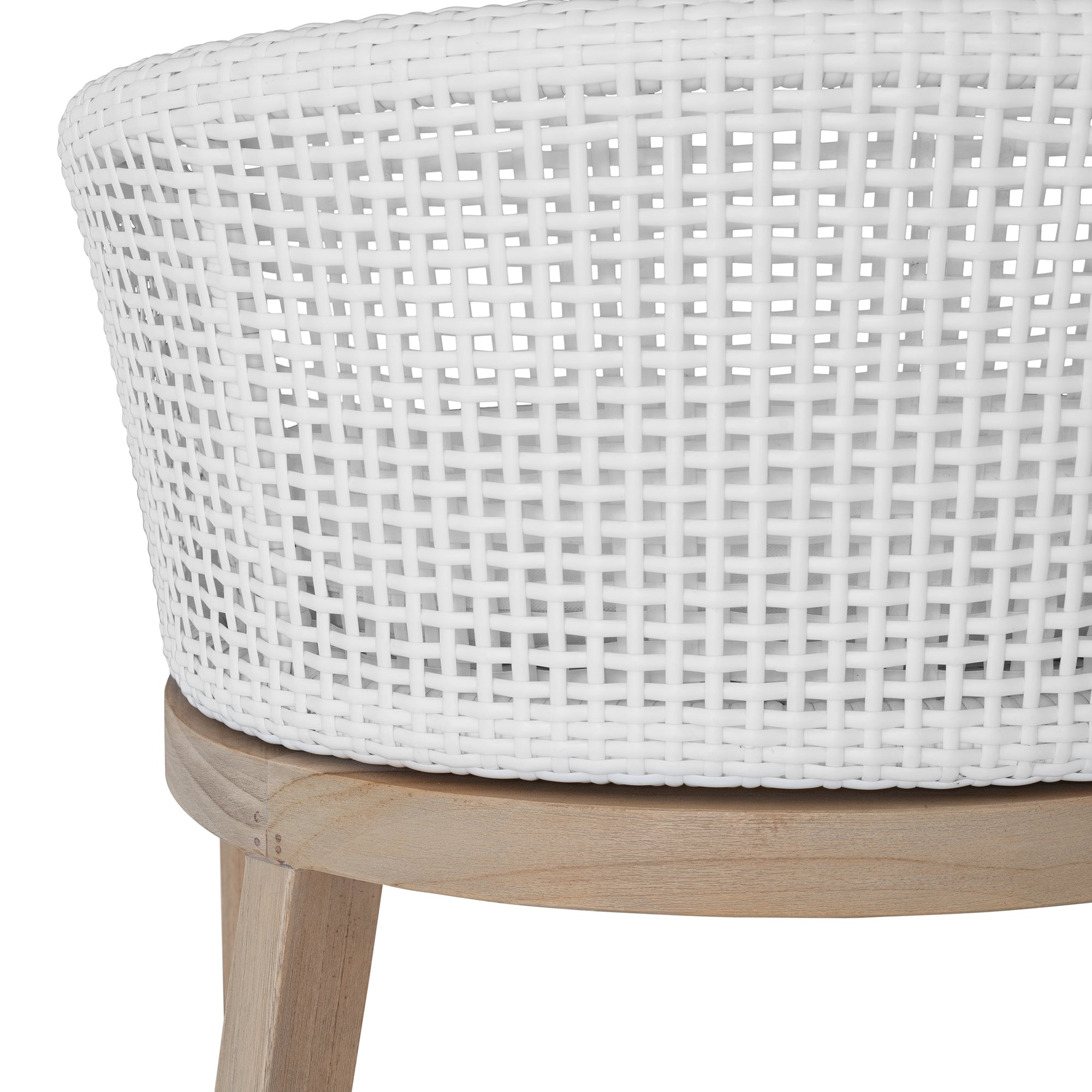 Tula Barchair | Polyrattan | White Uniqwa Collections
