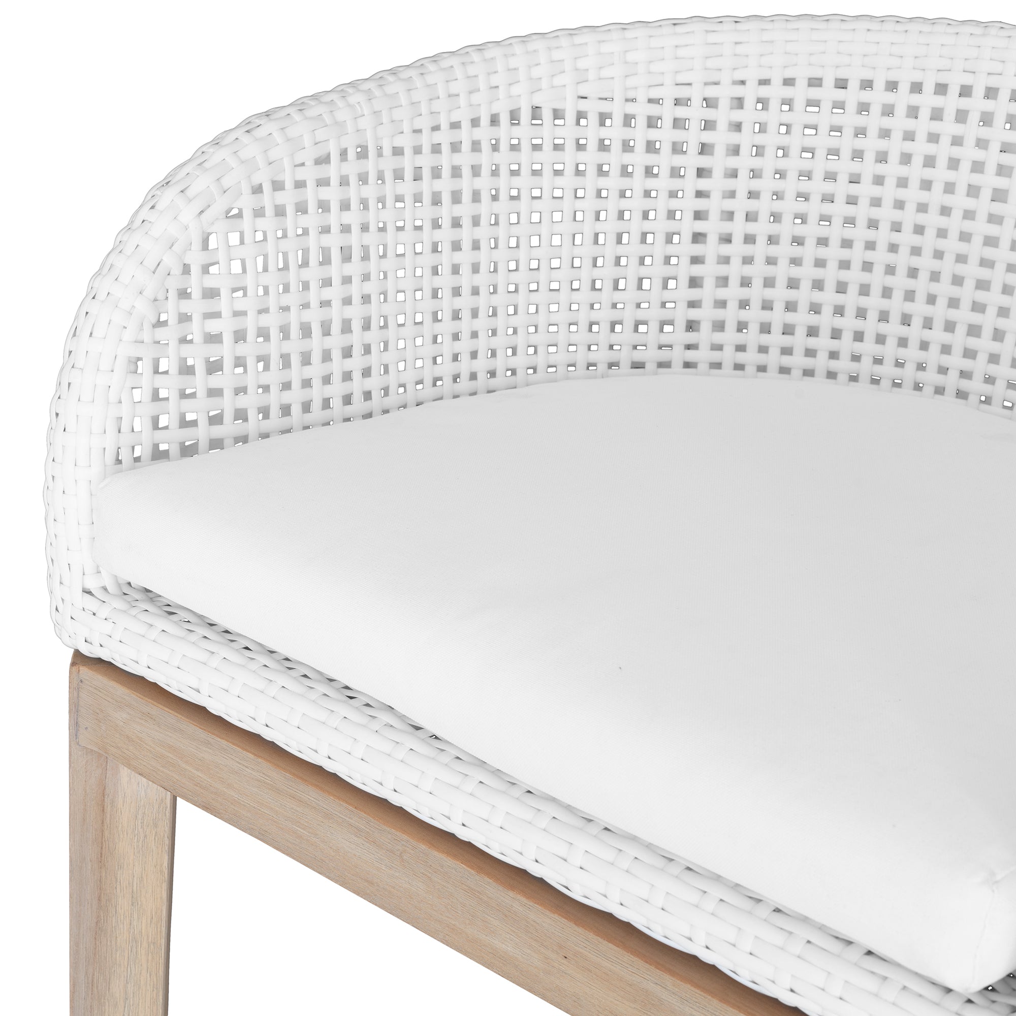 Tula Barchair | Polyrattan | White Uniqwa Collections