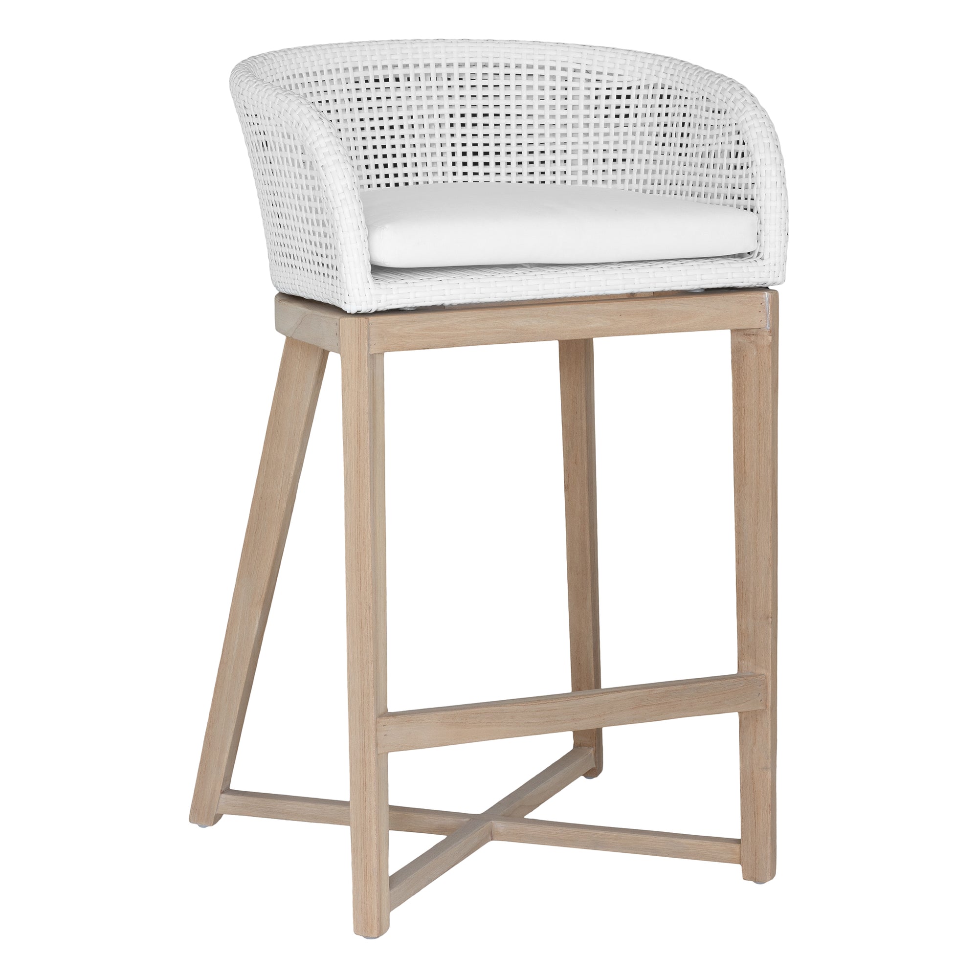 Tula Barchair | Polyrattan | White Uniqwa Collections