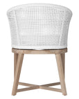Tula Dining Chair | Polyrattan | White Uniqwa Collections