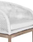 Tula Dining Chair | Polyrattan | White Uniqwa Collections