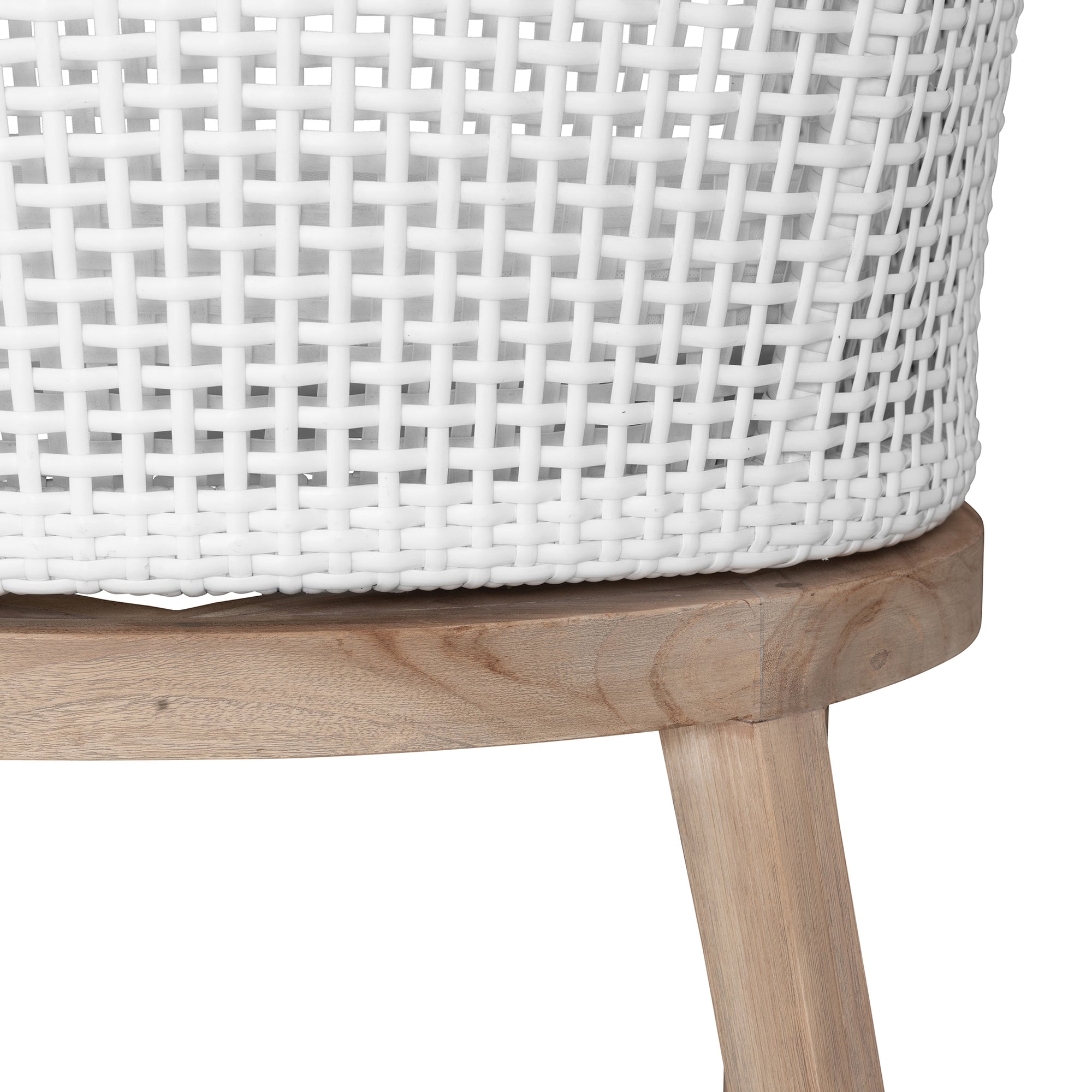 Tula Dining Chair | Polyrattan | White Uniqwa Collections