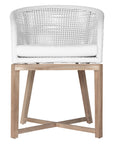 Tula Dining Chair | Polyrattan | White Uniqwa Collections