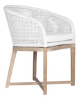 Tula Dining Chair | Polyrattan | White Uniqwa Collections