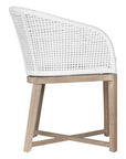 Tula Dining Chair | Polyrattan | White Uniqwa Collections